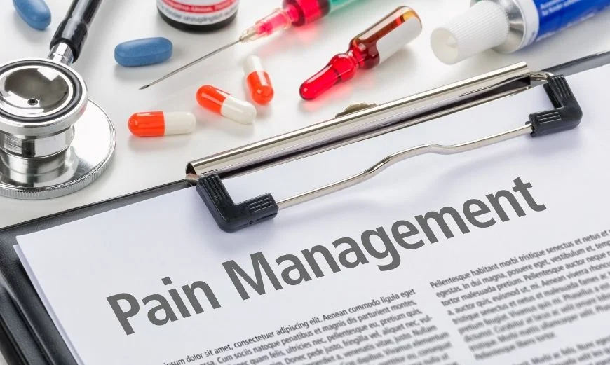 pain management written with some pharmacy medicine