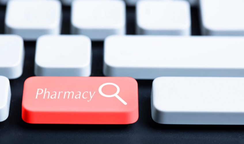 Pharmacy button on the keyboard