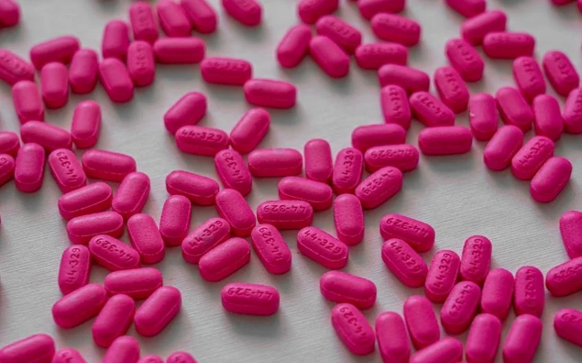 Pink Antihistamine Pills